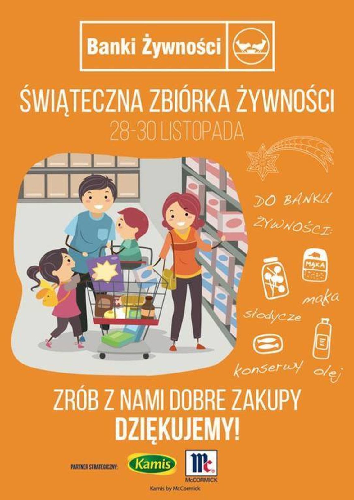 Zbiórka żywności - pomóż potrzebującym i dołącz do akcji