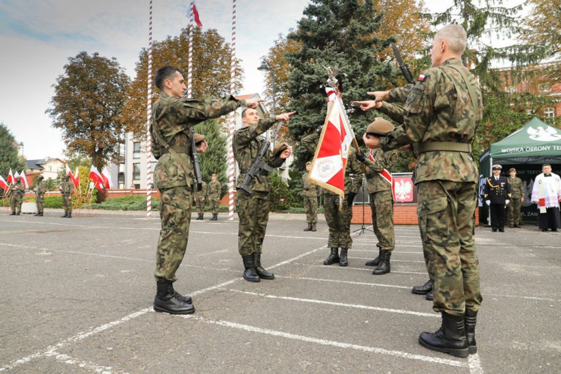 Złożyli słowa przysięgi wojskowej pomorscy terytorialsi