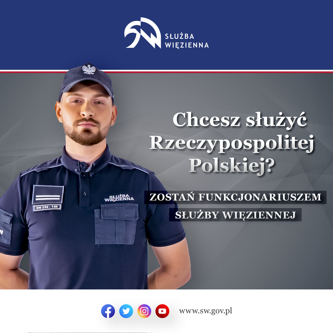 Zostań funkcjonariuszem Służby Więziennej