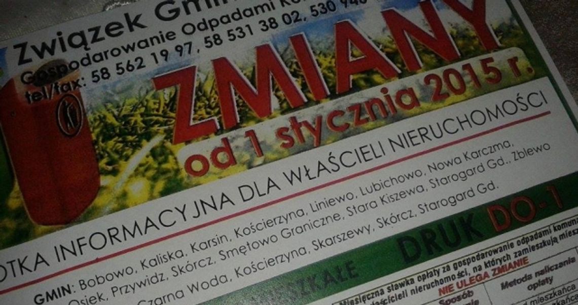 Związek Gmin Wierzyca wyjaśnia: jeśli nie będzie zmian będzie podwyżka