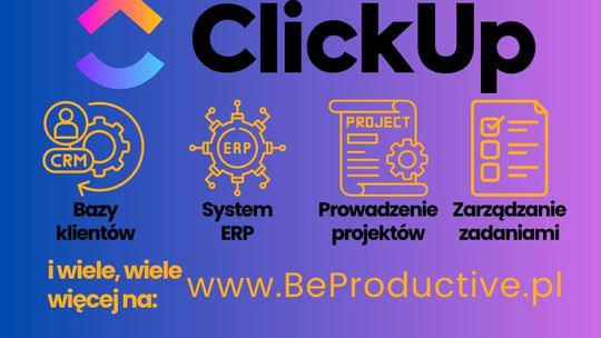 ClickUp - Wdrożenia, Audyt, Szkolenia z BeProductive.pl