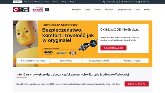 Inter Cars S.A. części i technika motoryzacyjna