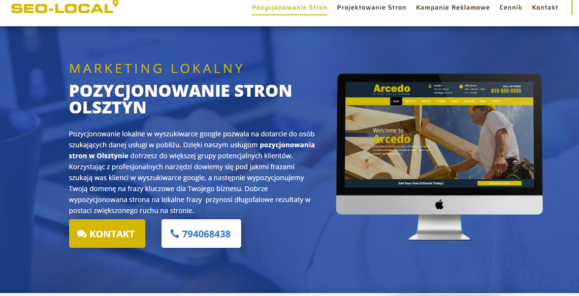  Pozycjonowanie Stron Olsztyn, Strony Internetowe WWW l Seo-Local.pl