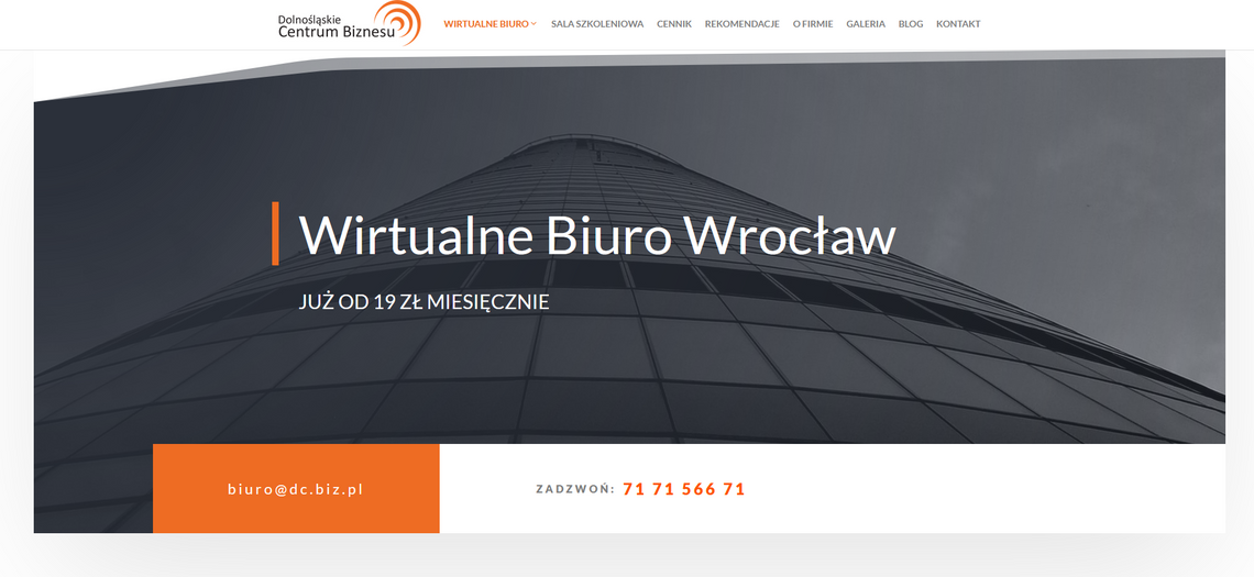 Wirtualne Biuro Wrocław - Dolnośląskie Centrum Biznesu