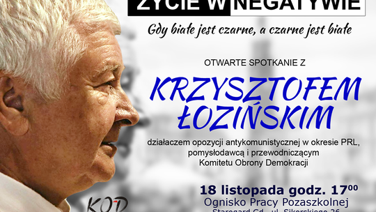 Spotkanie otwarte z Krzysztofem Łozińskim