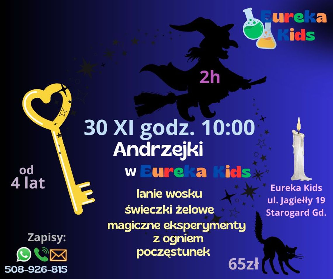 Andrzejki dla dzieci w Eureka Kids – kreatywna zabawa i magiczne eksperymenty Andrzejki dla dzieci w Eureka Kids – kreatywna zabawa i magiczne eksperymenty