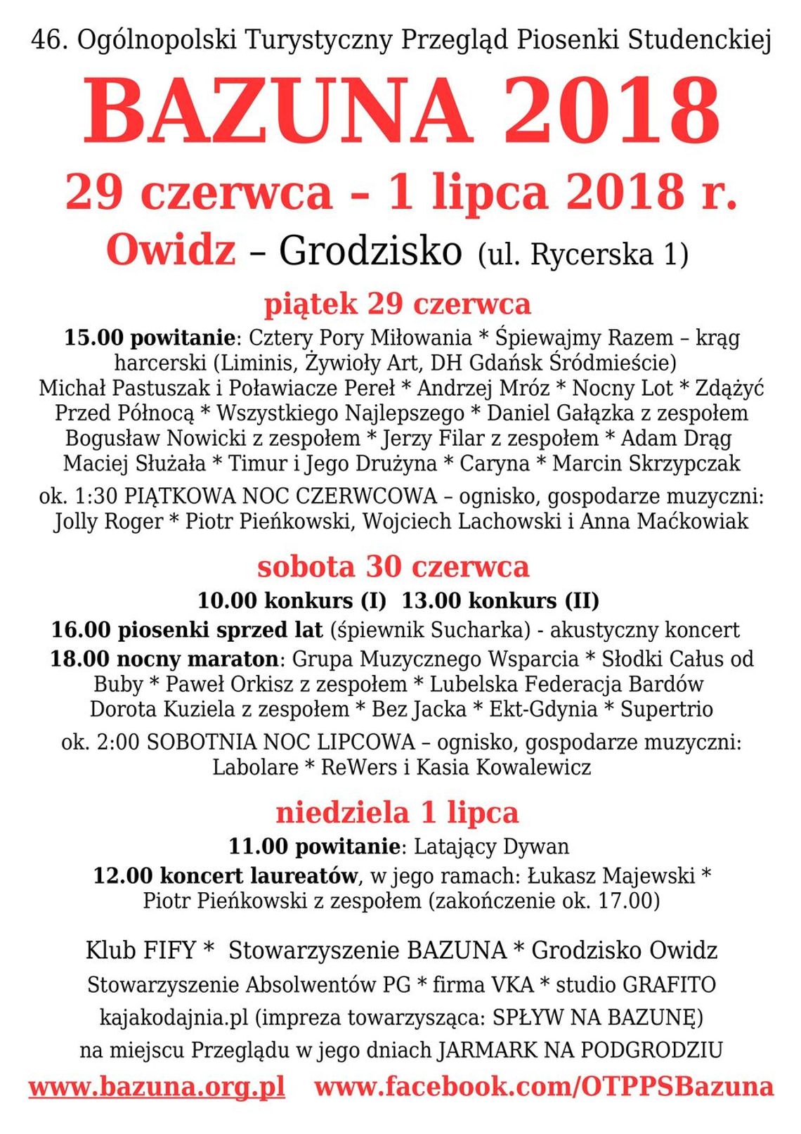 BAZUNA w OWIDZU już od piątku. ŚPIEWAJMY RAZEM