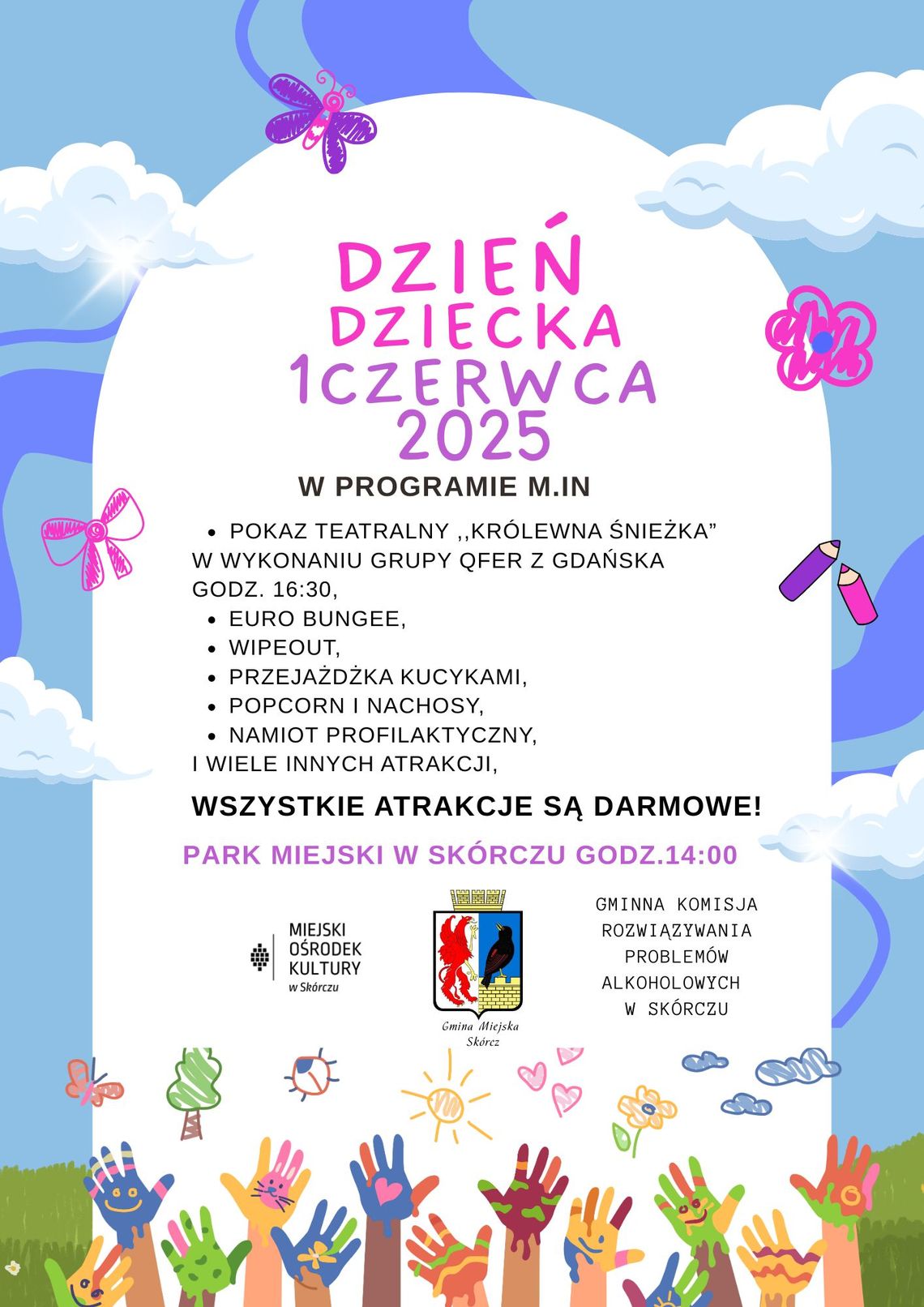 Dzień Dziecka w miejscowości Skórcz - 1 czerwca!