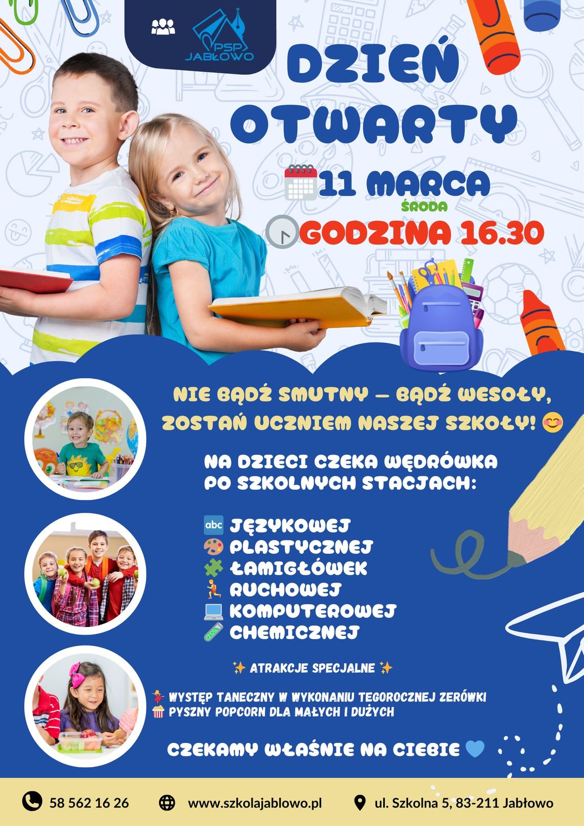 Dzień otwarty w szkole w Jabłowie