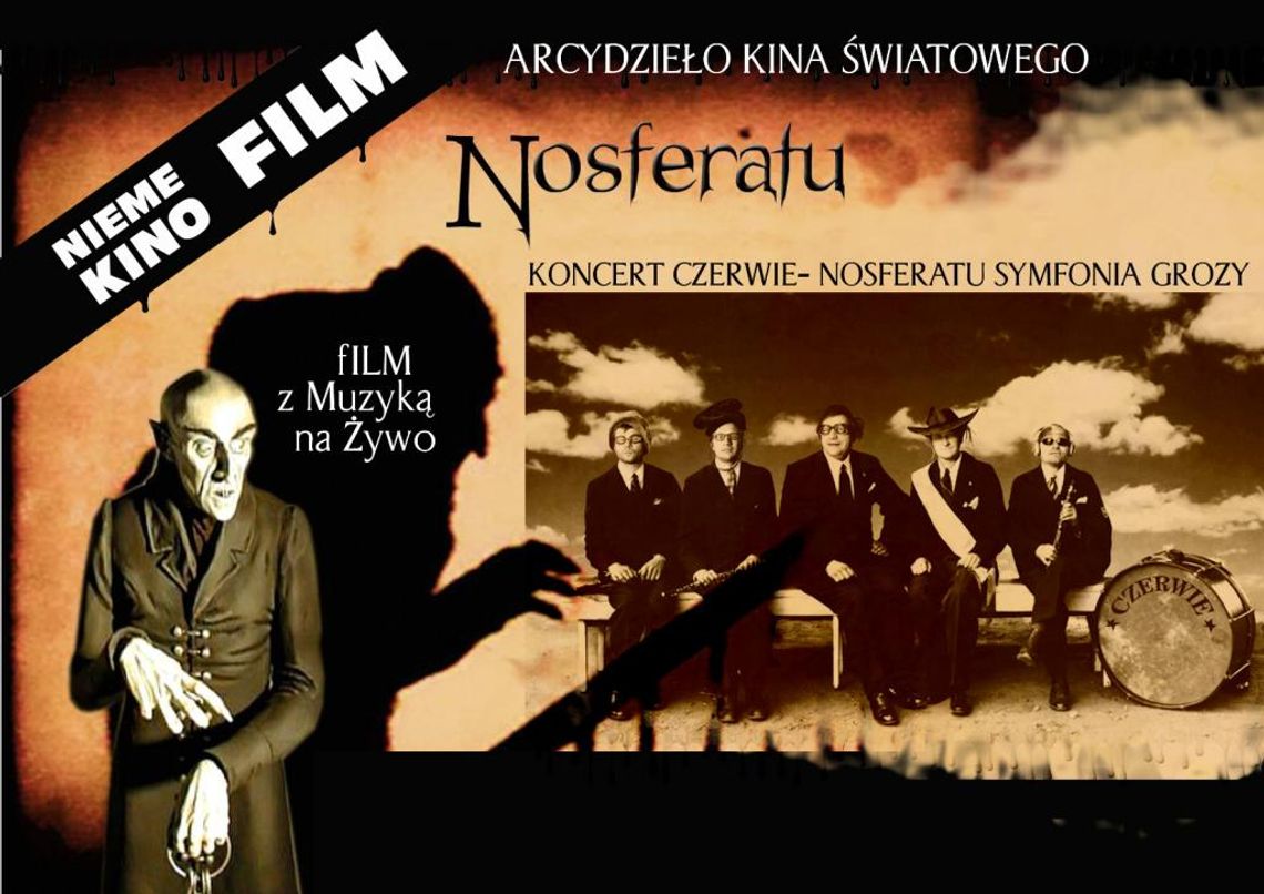 Kino nieme z muzyką na żywo - Nosferatu - symfonia grozy.
