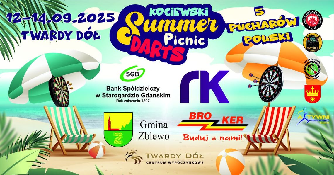 Kociewski Summer Darts Picnic – emocje przy tarczy i relaks w plenerze