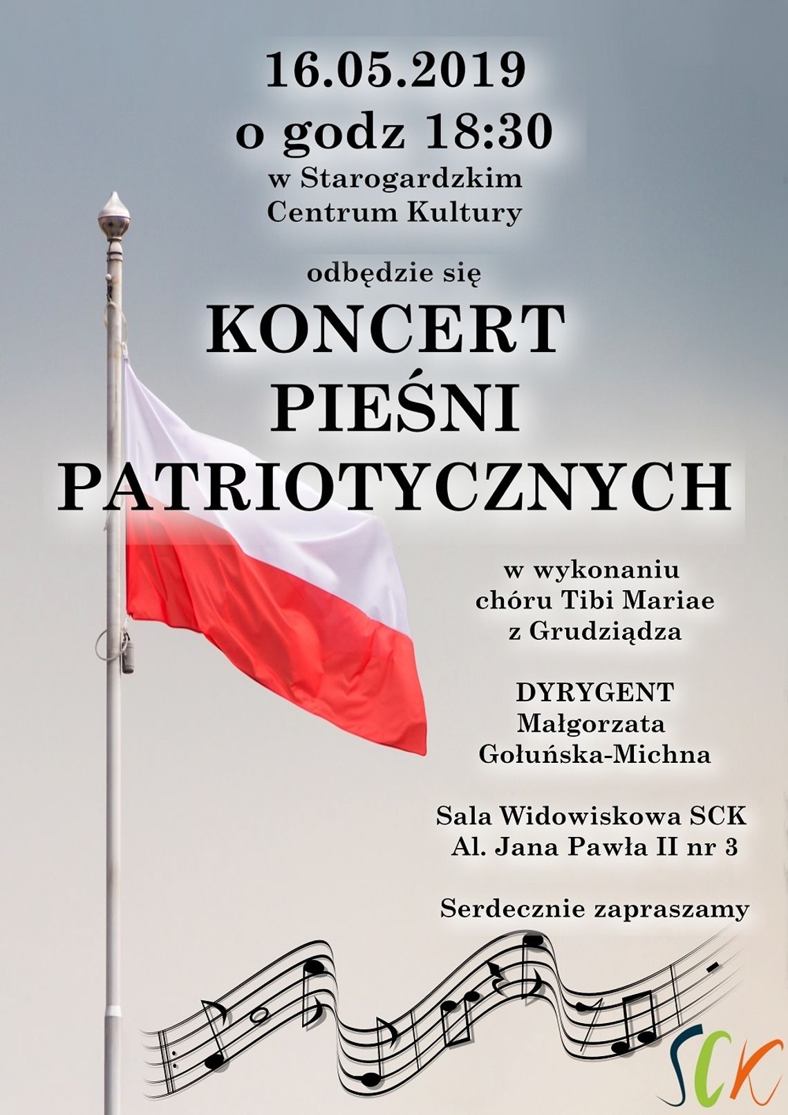 Koncert Pieśni Patriotycznych - Chór "Tibi Mariae" z Grudziądza.