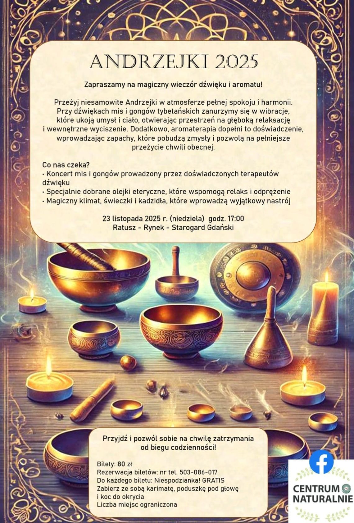 Magiczne Andrzejki z dźwiękiem i aromatem – Starogard Gdański