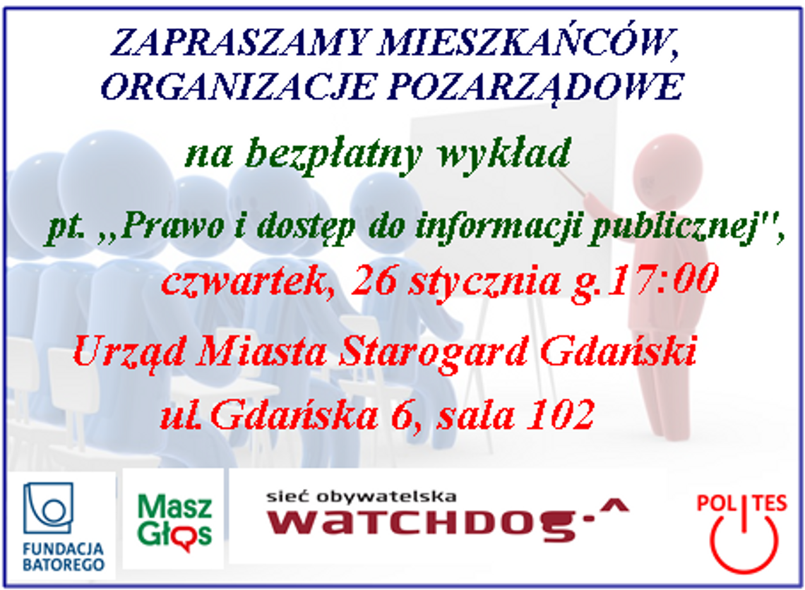 Masz głos! Warsztaty ,,Prawo i dostęp do informacji publicznej”