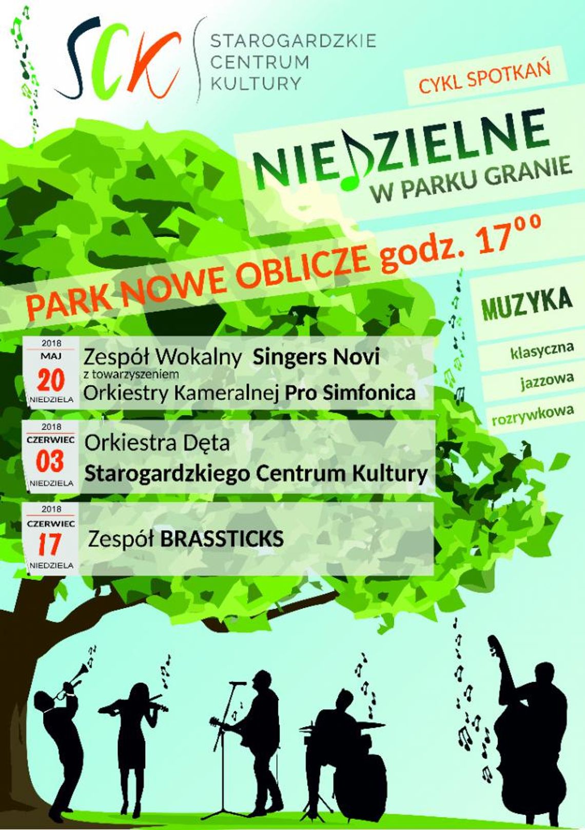 Niedzielne w Parku Granie - Orkiestra Dęta SCK.