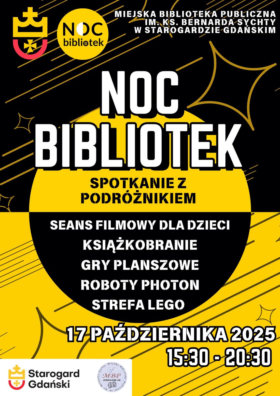 Noc Bibliotek 2025 w Starogardzie Gdańskim