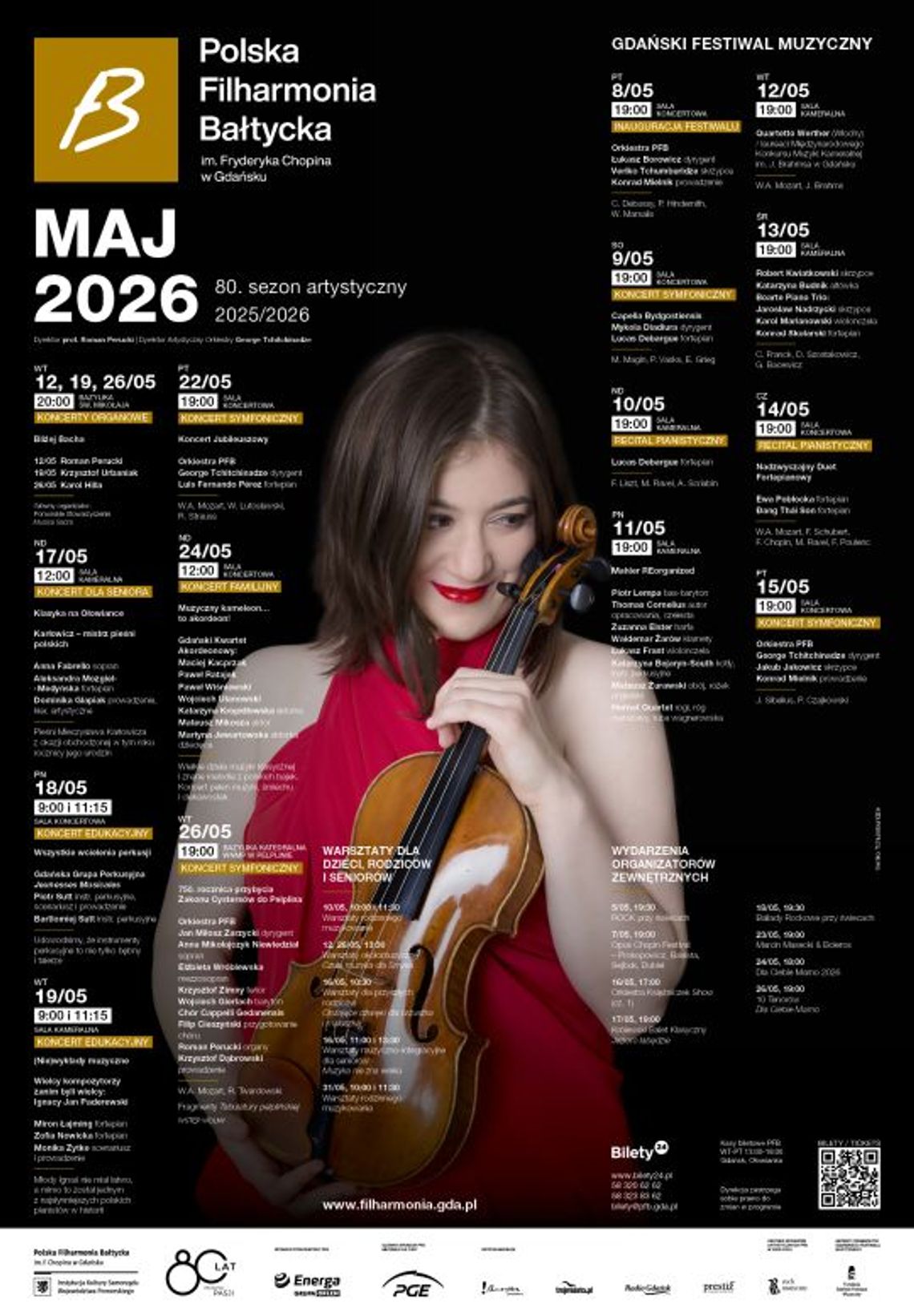 Polska Filharmonia Bałtycka im. Fryderyka Chopina w Gdańsku zaprasza na koncerty symfoniczne i wydarzenia w maju 2026 Polska Filharmonia Bałtycka im. Fryderyka Chopina w Gdańsku zaprasza na koncerty symfoniczne i wydarzenia w maju 2026