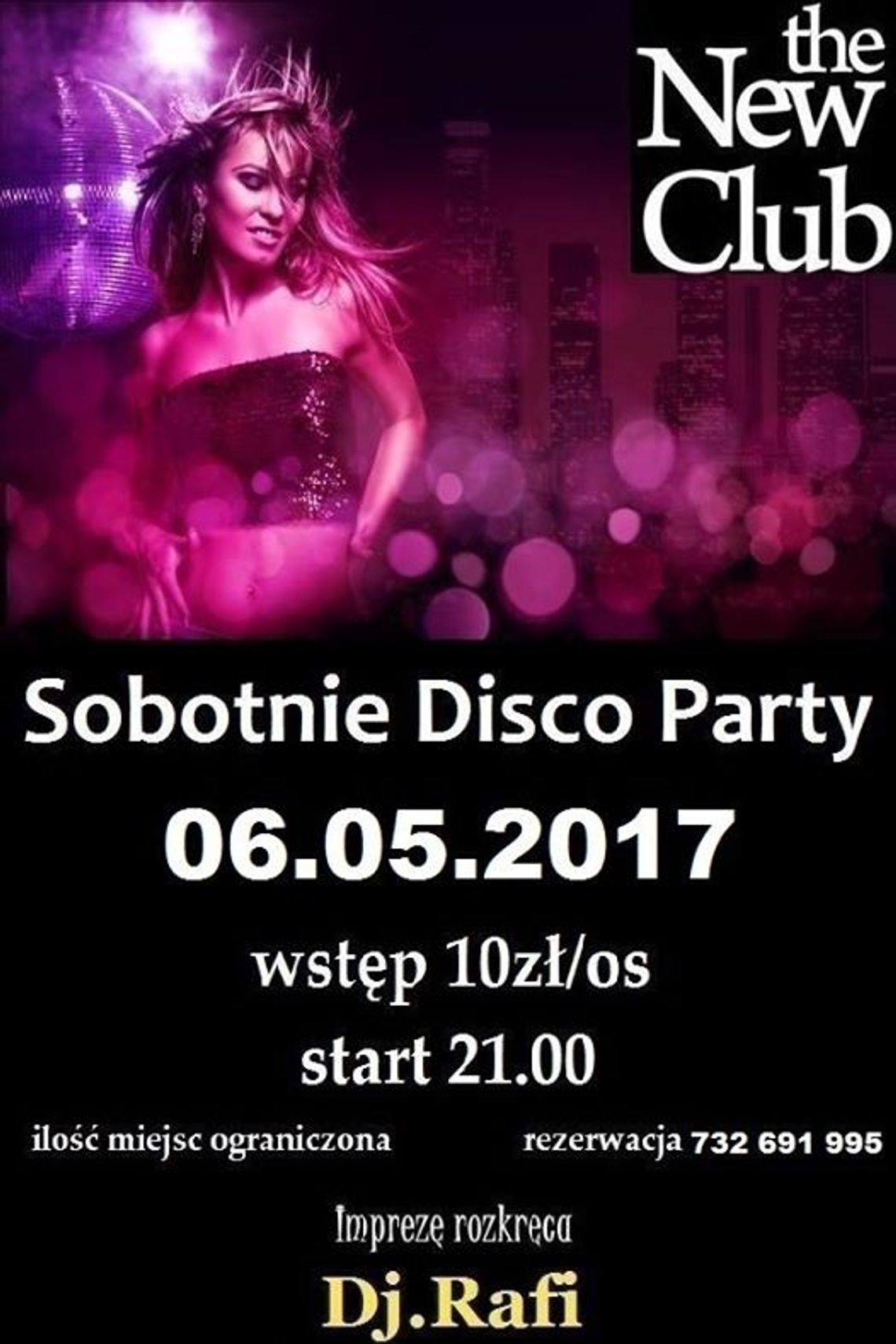 Sobotnie Disco Party do New Club z Dj.Rafi