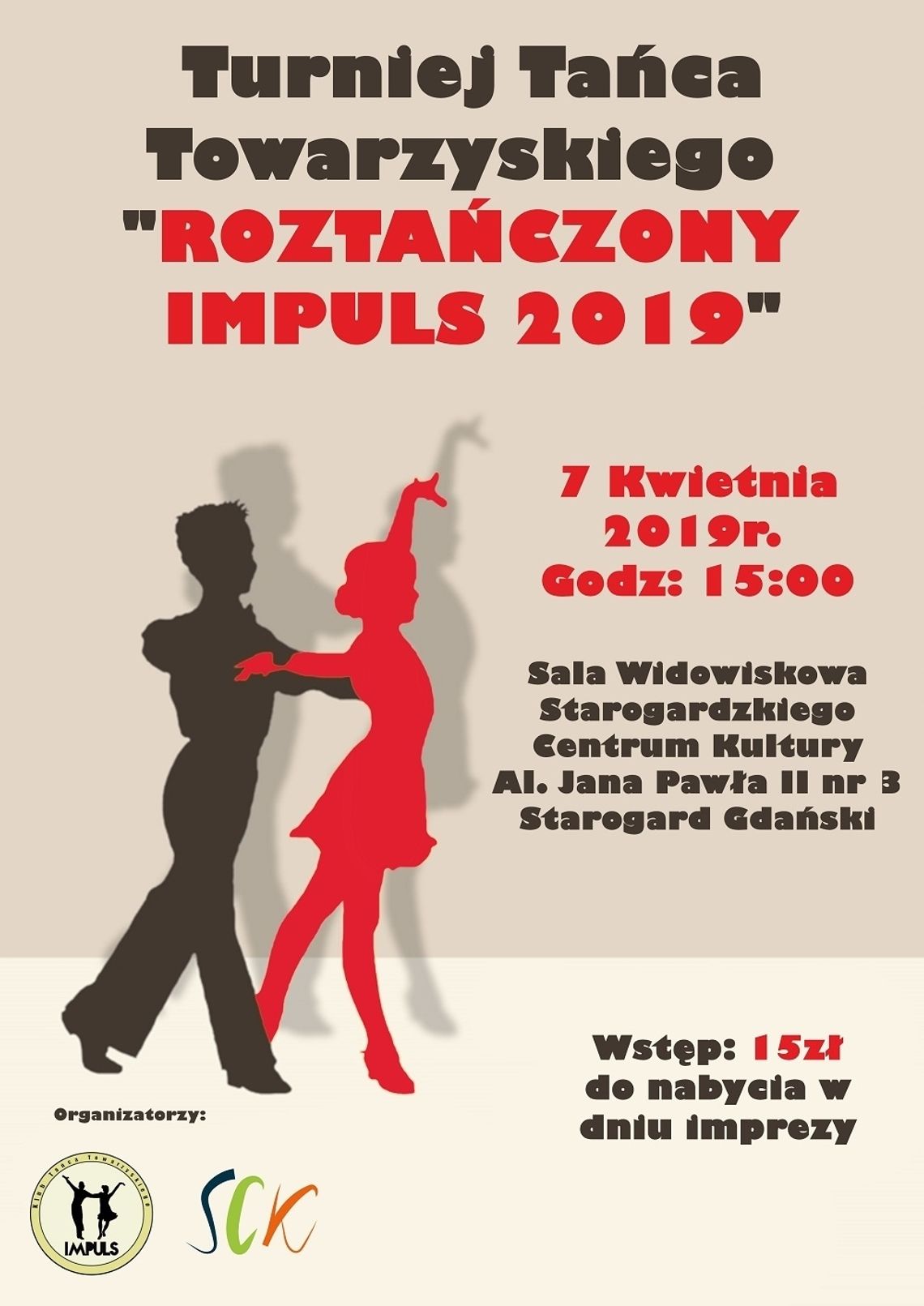 Turniej Tańca Towarzyskiego - "Roztańczony Impuls" .