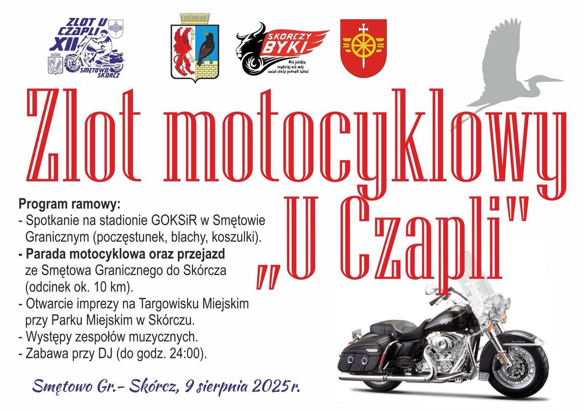 Zlot motocyklowy ,,U Czapli"!