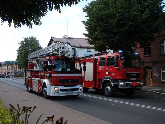 Pożar na ulicy Gdańskiej