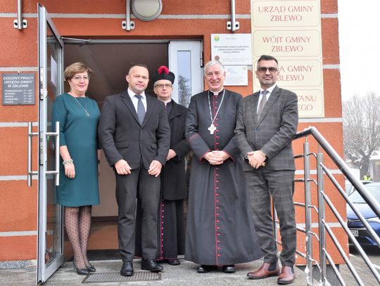 Wizyta biskupa diecezjalnego w Zblewie