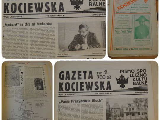 Pierwszy numer Gazety Kociewskiej z 1990 roku